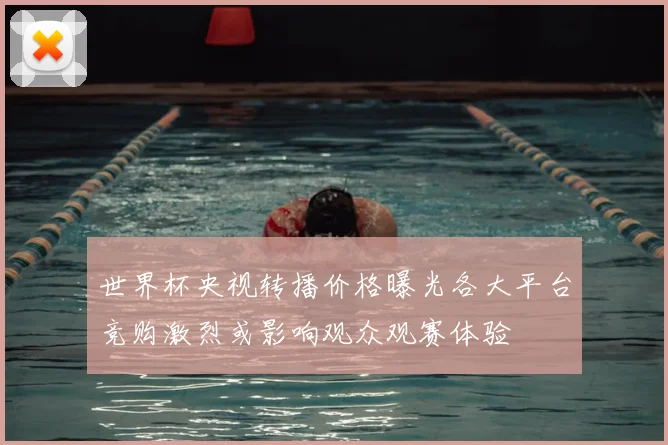 世界杯央视转播价格曝光各大平台竞购激烈或影响观众观赛体验